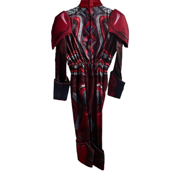 Power Ranger Red and Silver Kids Costume - Picture 9 of 10